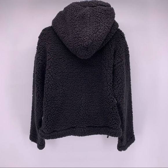 Zella Black Fleece Pullover Hoodie Size XS - Picture 4 of 6